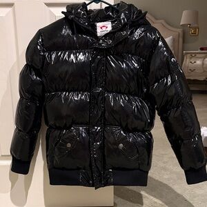 Appaman Shiny Black Kids Puffer Jacket